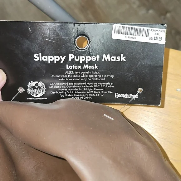 Goose Bumps Slappy The Puppet Mask - Picture 4 of 4